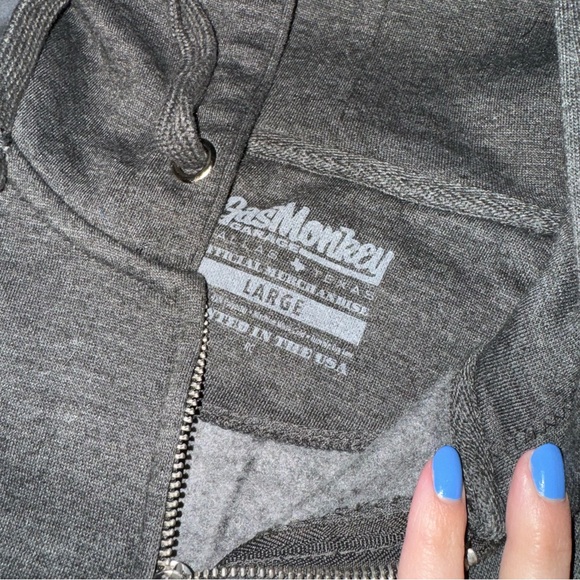 NWOT Gas Monkey Garage Protection Zip Hoodie - Picture 2 of 3
